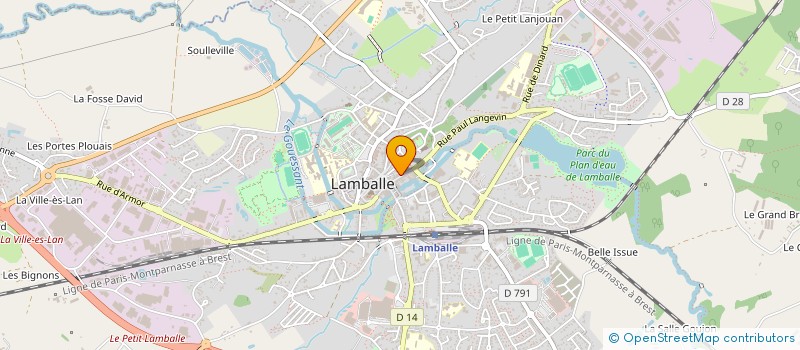 localisation de l'entreprise MONSIEUR JULIEN POTHIER à LAMBALLE-ARMOR