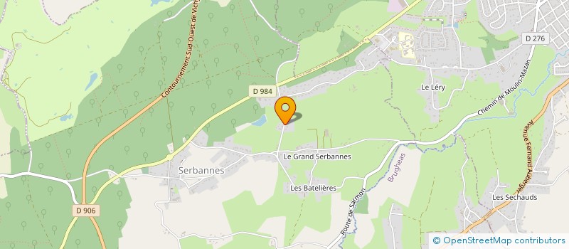 localisation de l'entreprise MONSIEUR JULIEN POTIER à SERBANNES