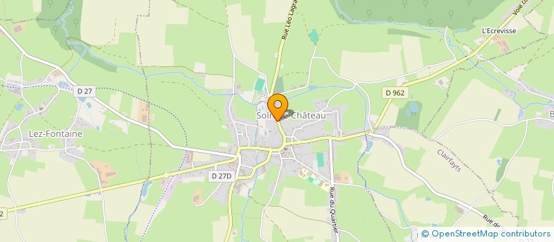 localisation de l'entreprise MONSIEUR JULIEN POTY  SOLRE-LE-CHATEAU