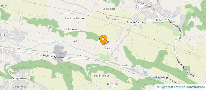 localisation de l'entreprise MONSIEUR JULIEN POUCET  SAINT-SAVIN