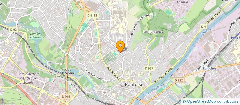 localisation de l'entreprise MONSIEUR JULIEN POUCLET  PONTOISE