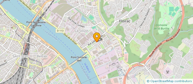 localisation de l'entreprise MONSIEUR JULIEN POULARD  FLOIRAC