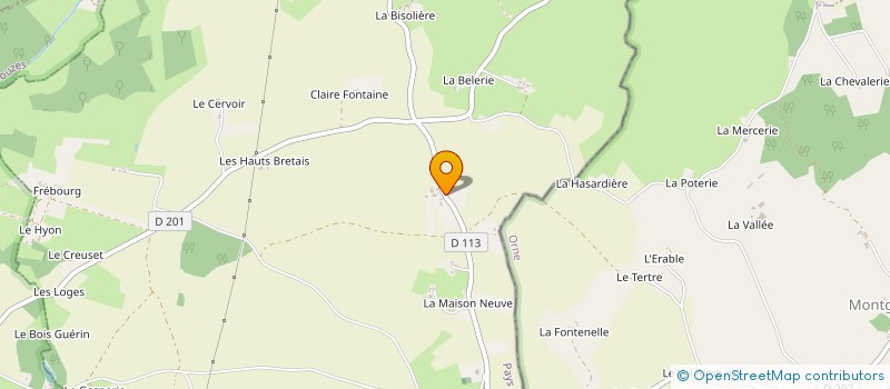 localisation de l'entreprise MONSIEUR JULIEN POUPARD à CONTILLY