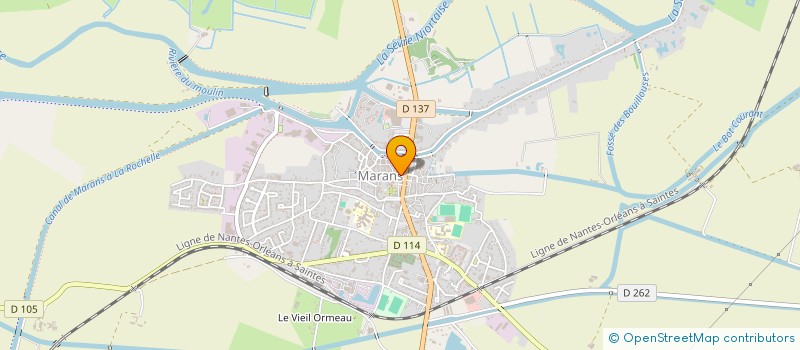localisation de l'entreprise MONSIEUR JULIEN POUPEAU  MARANS