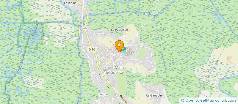 localisation de l'entreprise MONSIEUR JULIEN POUPLIN à SAINT-MALO-DE-GUERSAC