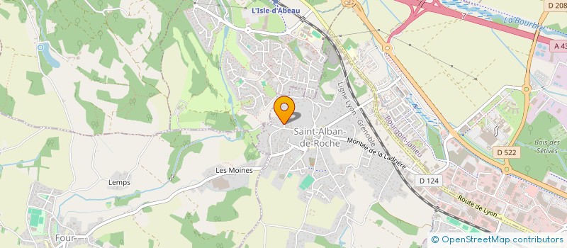 localisation de l'entreprise MONSIEUR JULIEN PRA  SAINT-ALBAN-DE-ROCHE