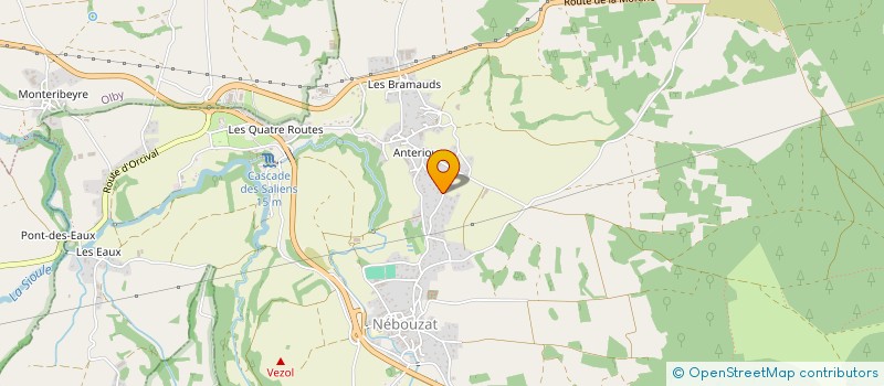 localisation de l'entreprise MONSIEUR JULIEN PRADIER  NEBOUZAT