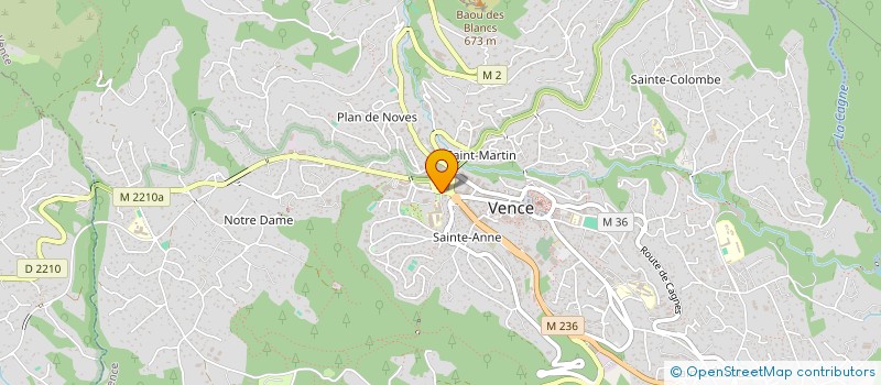 localisation de l'entreprise MONSIEUR JULIEN PRASSER à VENCE