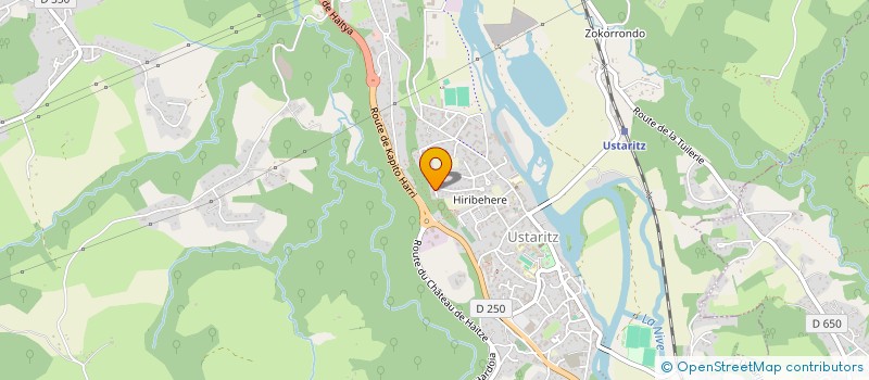 localisation de l'entreprise MONSIEUR JULIEN PRATAVIERA  USTARITZ