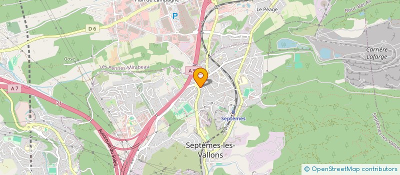 localisation de l'entreprise MONSIEUR JULIEN PRATO  SEPTEMES-LES-VALLONS
