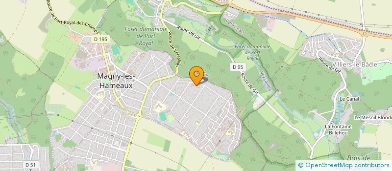 localisation de l'entreprise MONSIEUR JULIEN PREMEL  MAGNY-LES-HAMEAUX