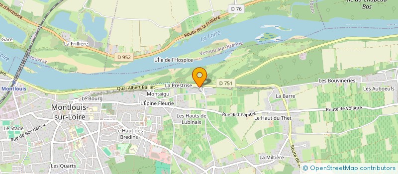 localisation de l'entreprise MONSIEUR JULIEN PREVEL  MONTLOUIS-SUR-LOIRE