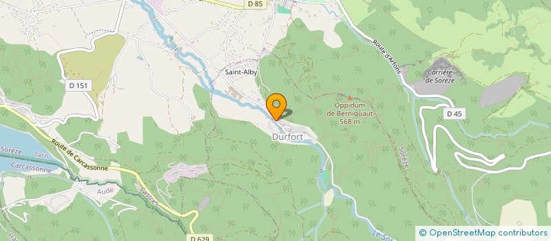 localisation de l'entreprise MONSIEUR JULIEN PREVOST  BELCAIRE