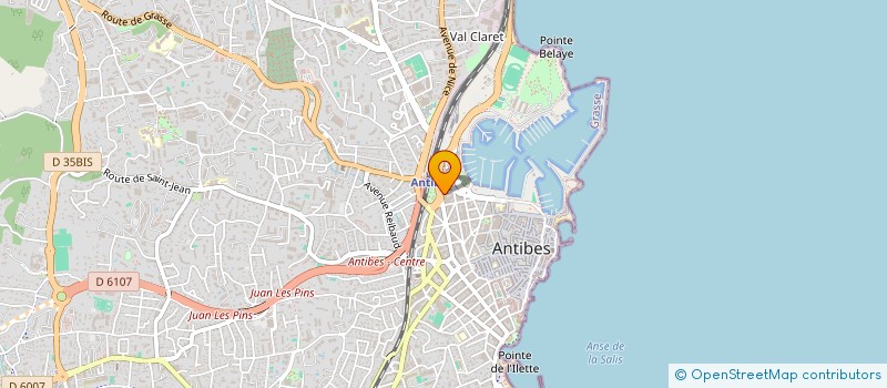 localisation de l'entreprise MONSIEUR JULIEN PREVOSTO à ANTIBES