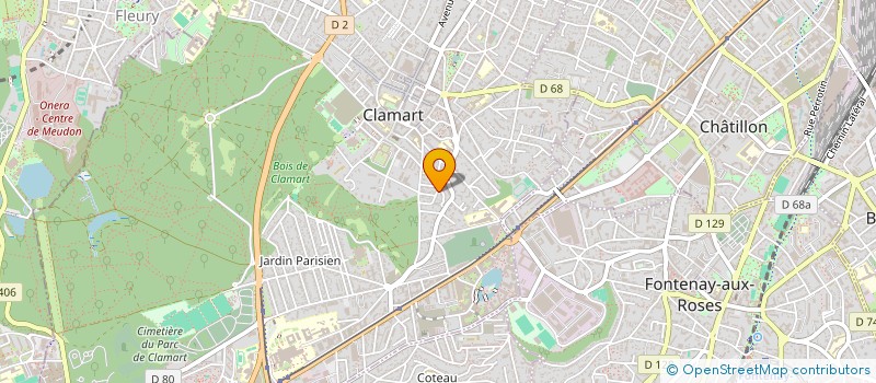 localisation de l'entreprise MONSIEUR JULIEN PREVOT à CLAMART