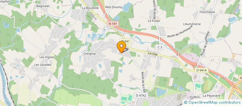 localisation de l'entreprise MONSIEUR JULIEN PRIEUR à ANGOULEME