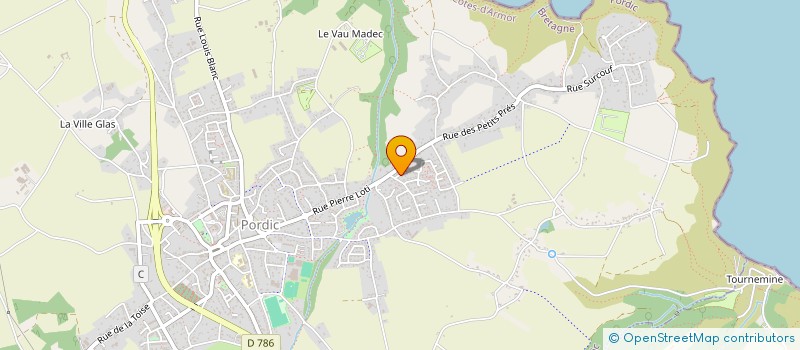 localisation de l'entreprise MONSIEUR JULIEN PRIOULT à PORDIC