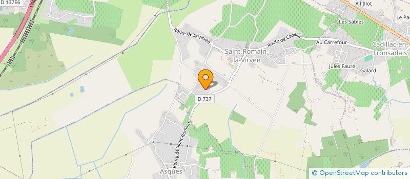 localisation de l'entreprise MONSIEUR JULIEN PRIVAT  SAINT-ROMAIN-LA-VIRVEE