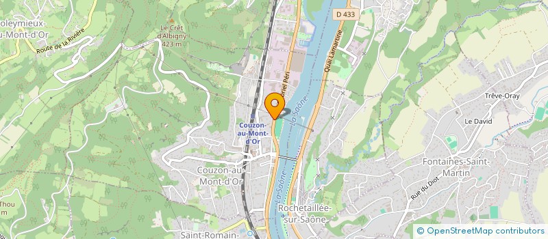 localisation de l'entreprise MONSIEUR JULIEN PROST  COUZON-AU-MONT-D'OR