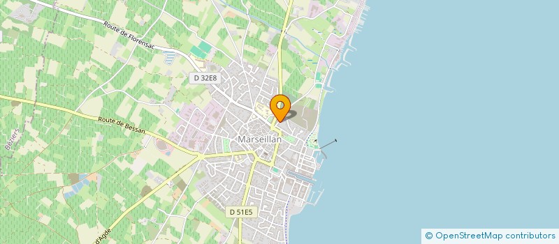 localisation de l'entreprise MONSIEUR JULIEN PRUVOST à MARSEILLAN