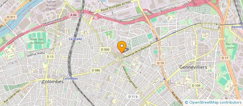 localisation de l'entreprise MONSIEUR JULIEN PRUVOT  ASNIERES-SUR-SEINE