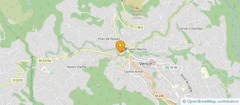 localisation de l'entreprise MONSIEUR JULIEN PUGET à VENCE
