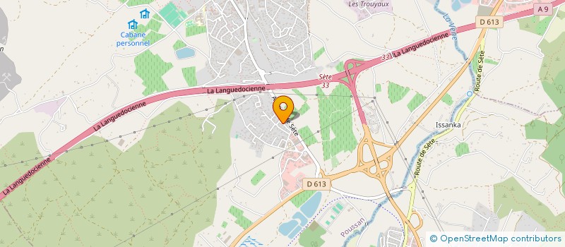 localisation de l'entreprise MONSIEUR JULIEN PUJALTE  POUSSAN