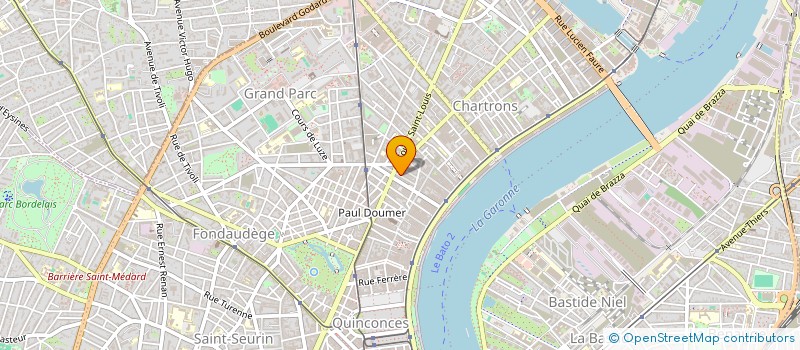 localisation de l'entreprise MONSIEUR JULIEN PULON  BORDEAUX