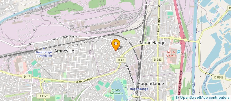 localisation de l'entreprise MONSIEUR JULIEN PUNTONIO  MONDELANGE