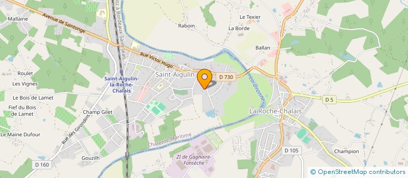 localisation de l'entreprise MONSIEUR JULIEN PUYPELAT  SAINT-AIGULIN