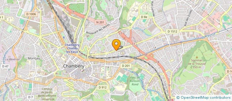 localisation de l'entreprise MONSIEUR JULIEN PY  CHAMBERY