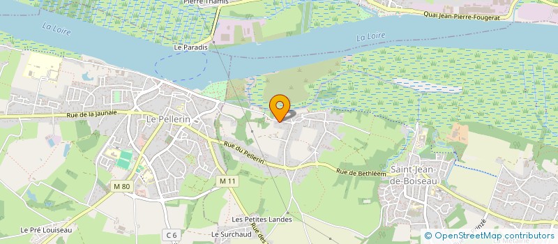 localisation de l'entreprise MONSIEUR JULIEN QUENOUILLERE  SAINT-JEAN-DE-BOISEAU