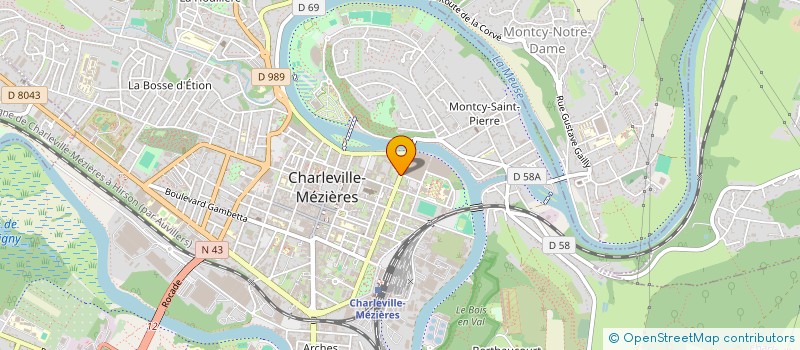 localisation de l'entreprise MONSIEUR JULIEN QUES  CHARLEVILLE-MEZIERES