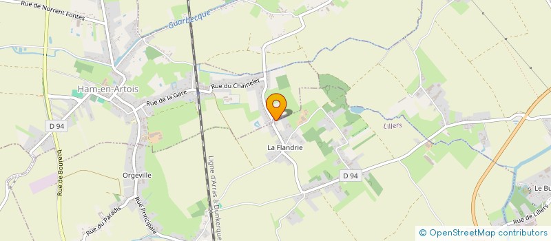 localisation de l'entreprise MONSIEUR JULIEN QUESTE  LILLERS