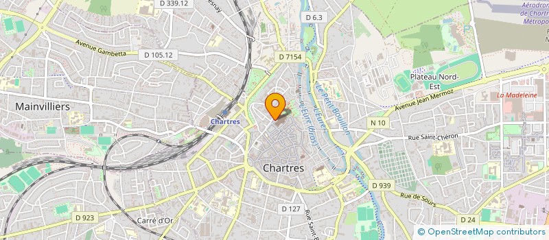 localisation de l'entreprise MONSIEUR JULIEN QUEVREUX à CHARTRES