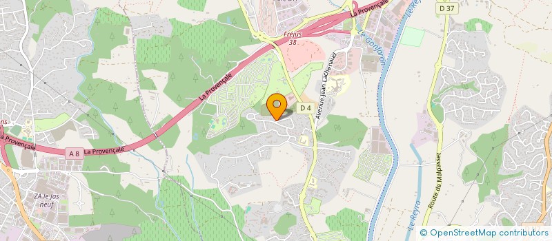 localisation de l'entreprise MONSIEUR JULIEN QUICY à FREJUS