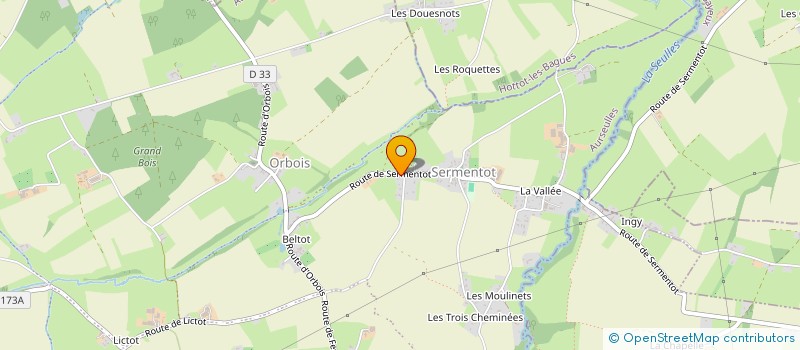 localisation de l'entreprise MONSIEUR JULIEN QUIESSE à AURSEULLES