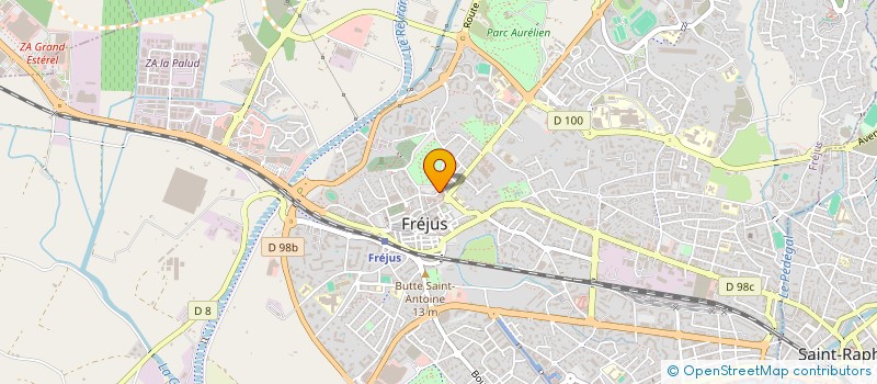 localisation de l'entreprise MONSIEUR JULIEN RABET  FREJUS