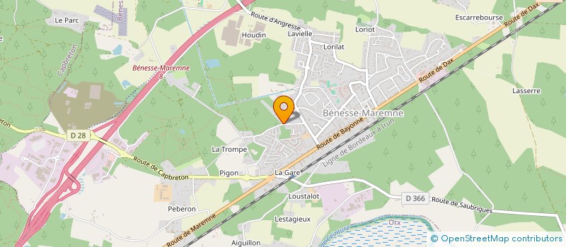 localisation de l'entreprise MONSIEUR JULIEN RABOTTEAU à BENESSE-MAREMNE