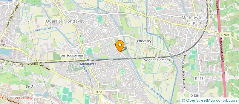 localisation de l'entreprise MONSIEUR JULIEN RACAMOND  AVIGNON