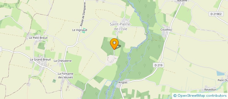 localisation de l'entreprise MONSIEUR JULIEN RACINE  SAINT-PIERRE-DE-L'ISLE