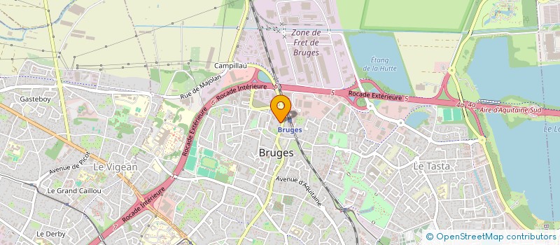 localisation de l'entreprise MONSIEUR JULIEN RACINE  BRUGES