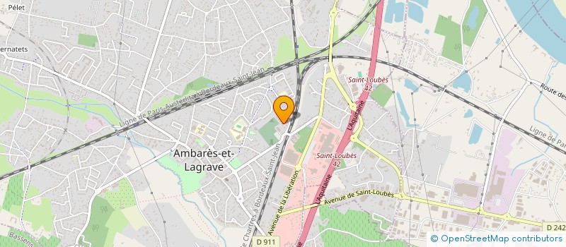 localisation de l'entreprise MONSIEUR JULIEN RAFFIN  AMBARES-ET-LAGRAVE