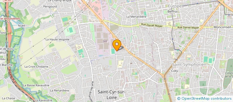 localisation de l'entreprise MONSIEUR JULIEN RAGUENEAU à SAINT-CYR-SUR-LOIRE