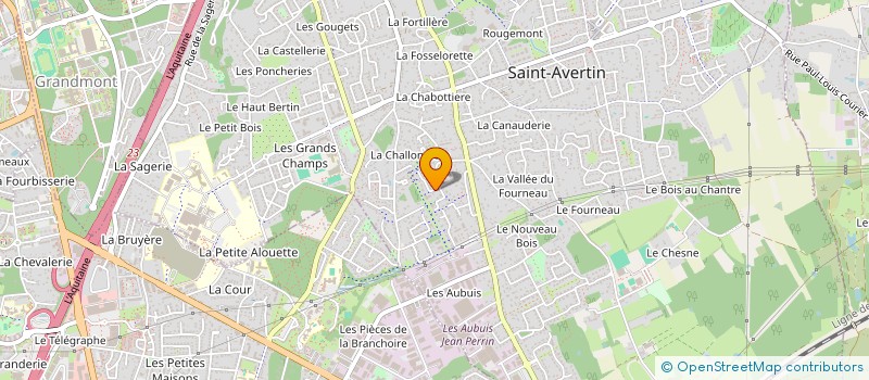 localisation de l'entreprise MONSIEUR JULIEN RAIMOND  SAINT-AVERTIN