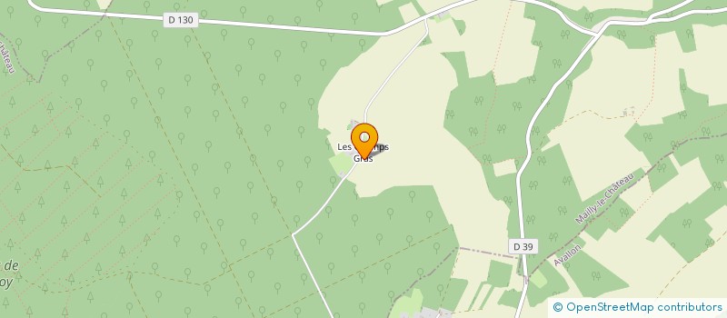 localisation de l'entreprise MONSIEUR JULIEN RAISON  MAILLY-LE-CHATEAU