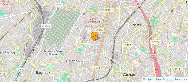 localisation de l'entreprise MONSIEUR JULIEN RAMAKICHENIN à BAGNEUX