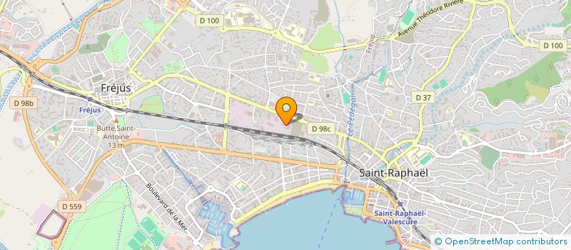 localisation de l'entreprise MONSIEUR JULIEN RAMBOUR à FREJUS