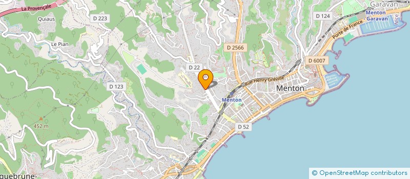 localisation de l'entreprise MONSIEUR JULIEN RAMOS à MENTON