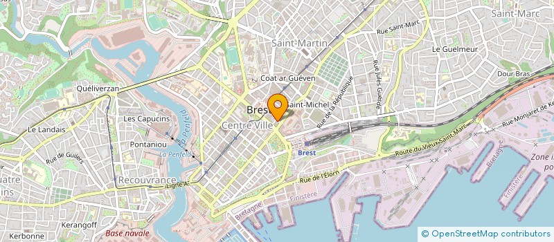 localisation de l'entreprise MONSIEUR JULIEN RANNOU à BREST